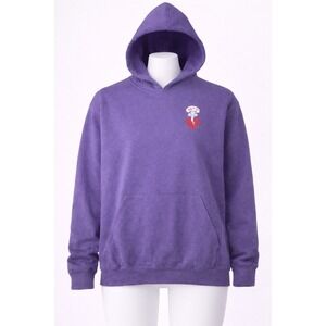 Obey Worldwide Purple Broken Heart Mushroom Cloud Hoodie Mens XL Streetwear